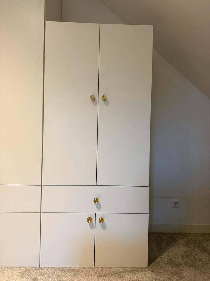 Ikea Platsa Fonnes Kast - 80x180x55 cm, Huis en Inrichting, Kasten | Kledingkasten, Zo goed als nieuw, 150 tot 200 cm, 50 tot 100 cm