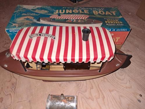 Jungle Boat stoomsloep. Atwood, Hobby en Vrije tijd, Modelbouw | Boten en Schepen, Gebruikt, Overige merken, Ophalen