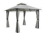 UITVERKOOP! OP=OP! Tuinpaviljoen 3x3 Stone Grey Façil, Tuin en Terras, De Amert 152 5462GH Veghel, Grizzly Outdoor, Minder dan 4 meter