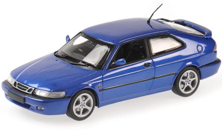 Maxichamps SAAB 9-3 Viggen blauw metallic 1:43 splinternieuw, Hobby en Vrije tijd, Modelauto's | 1:43, Nieuw, Auto, Overige merken