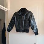 Superior Vintage 100% Leren Jas, Zwart, Ophalen of Verzenden, Superior Vintage, Maat 36 (S)