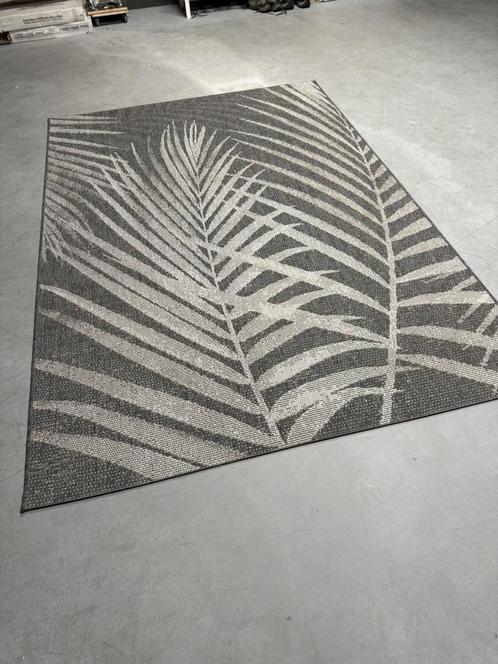 Outdoor carpet grijs met bladmotief, Tuin en Terras, Overige Tuin en Terras, Zo goed als nieuw, Ophalen
