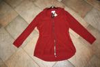 Joseph Ribkoff chique rood stretch tuniek met col mt 50, ., Blouse of Tuniek, Joseph Ribkoff, Nieuw