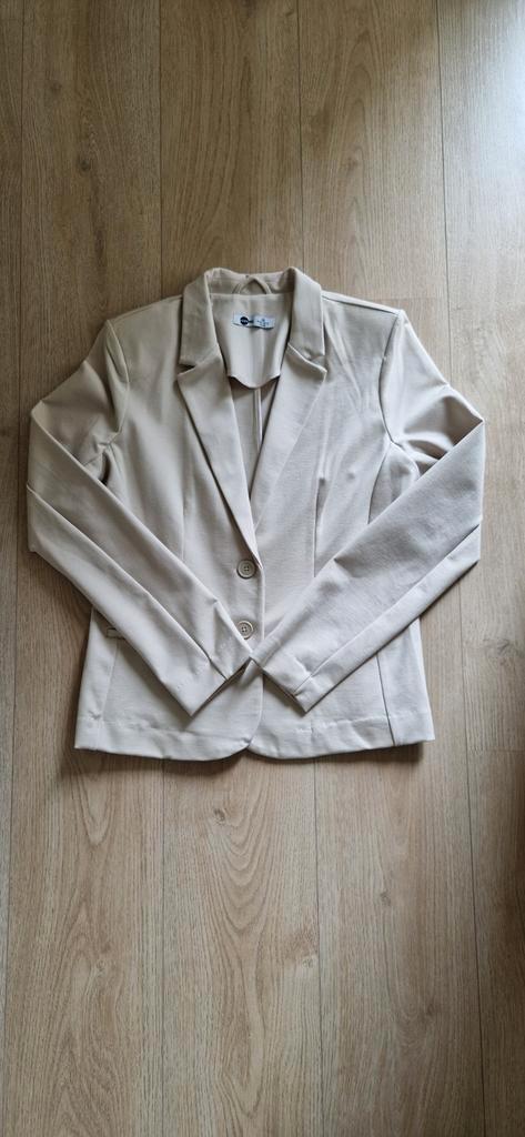 Net beige sweat jasje blazer colbertje maat 38 NIEUW!!, Kleding | Dames, Jasjes, Kostuums en Pakken, Nieuw, Jasje, Maat 38/40 (M)