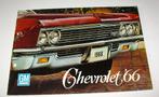 Autofolder GM Chevrolet '66 Caprice Impala Bel Air Biscayne, Boeken, Ophalen of Verzenden, Zo goed als nieuw, Chevrolet