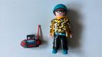 Playmobil rapper stoere jongen met radio, Ophalen, Zo goed als nieuw