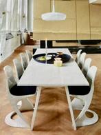 4 Vintage Design stoelen Casalino van Casala, Huis en Inrichting, Ophalen, Kunststof, Gebruikt, Wit