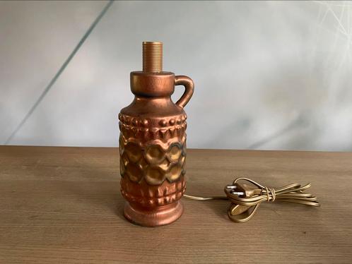 Mooie vintage gerestylde tafellamp, Huis en Inrichting, Lampen | Tafellampen, Nieuw, Minder dan 50 cm, Overige materialen, Ophalen of Verzenden