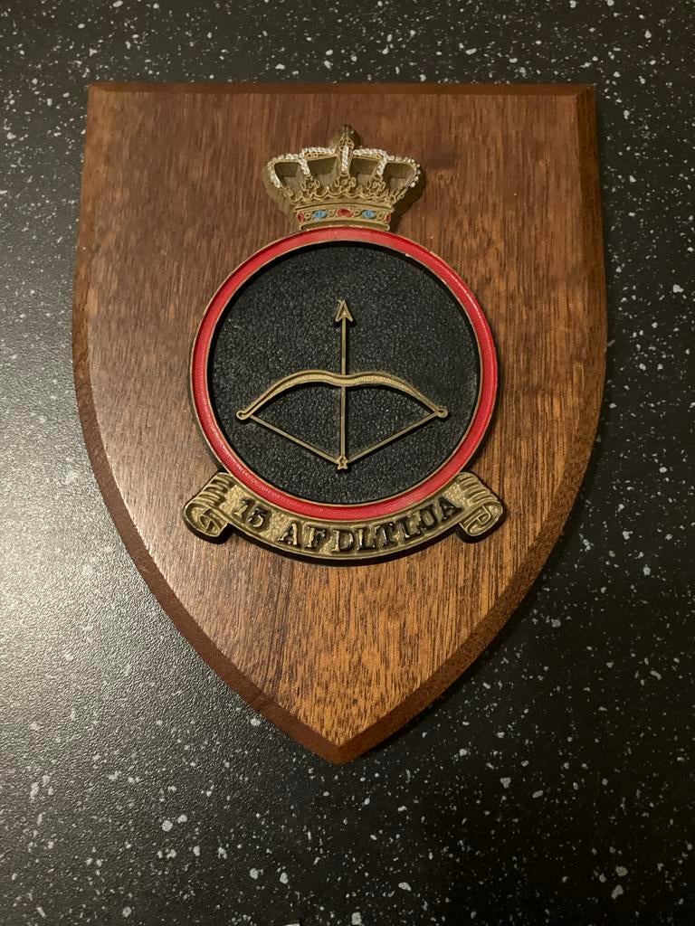 Schild 15e Afdeling Luchtdoel Artillerie Kon. Landmacht, Ophalen, Landmacht, Nederland, Embleem of Badge