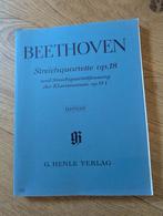 Beethoven strijkkwartet bladmuziek, Klassiek, Ophalen of Verzenden, Zo goed als nieuw, Artiest of Componist