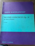 Rachmaninoff Pianoconcert 2, Muziek en Instrumenten, Bladmuziek, Piano, Gebruikt, Ophalen of Verzenden, Klassiek