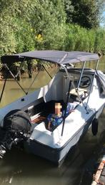 LEUKE BOOT 15pk 4takt met boottrailer!, Watersport en Boten, Motorboten en Motorjachten, Ophalen, 10 tot 30 pk, Gebruikt, Tot 6 meter