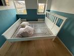 IKEA Twijfelaar Bed - Wit Hout, Ophalen, Wit, Zo goed als nieuw, Twijfelaar