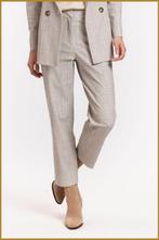 Studio Anneloes Mira check broek cappu travelstof mt M, Ophalen of Verzenden, Zo goed als nieuw, Maat 38/40 (M), Lang