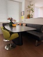 Table du Sud Eiken Tafel Deep Black 190x110cm, Ophalen, 100 tot 150 cm, Eikenhout, Zo goed als nieuw