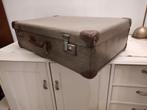 K425 VINTAGE  jaren 40 koffer van geperst karton, Sieraden, Tassen en Uiterlijk, Koffers, 60 tot 70 cm, Overige materialen, Gebruikt