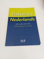 Vlekkeloos Nederlands - Spelling en stijl taalniveau 3F/4F, Boeken, Studieboeken en Cursussen, Ophalen of Verzenden, Zo goed als nieuw