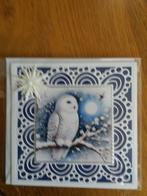 Kerstkaartje met sneeuwuil no.339, Ophalen of Verzenden, Nieuw, Kerst