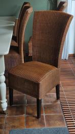 Eetkamerstoelen loom, Huis en Inrichting, Stoelen, Ophalen, Gebruikt, Zwart, Vijf, Zes of meer stoelen