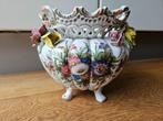 Vintage bloempot v.Bassano Italy, Antiek en Kunst, Antiek | Keramiek en Aardewerk, Ophalen of Verzenden