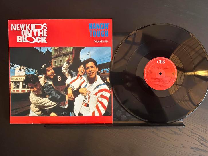 New Kids On The Block - Hangin Tough Maxi 12” vinyl, Cd's en Dvd's, Vinyl | Pop, Zo goed als nieuw, 1980 tot 2000, 12 inch, Ophalen of Verzenden