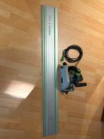 Festool invalzaag met geleider, Doe-het-zelf en Verbouw, Gereedschap | Zaagmachines, Ophalen, Gebruikt, Invalzaag, 30 tot 70 mm