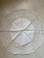 Kant kleedje echte kant niet machinaal diameter44cm kantklos, Ophalen