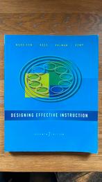 Designing effective instruction Morrison, Ross, Kalman, Kemp, Gelezen, Ophalen of Verzenden