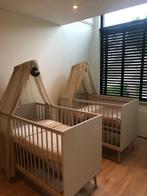 Quax Ledikantjes beige bedjes tweeling 60x120 Clay & Oak, Kinderen en Baby's, Kinderkamer | Bedden, Ophalen, Zo goed als nieuw