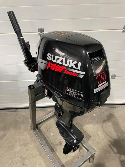 Suzuki 15 pk 4 takt | Garantie | Eerste eigenaar, Watersport en Boten, Buiten- en Binnenboordmotoren, Nieuw, Benzine, Buitenboordmotor