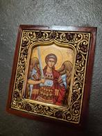 Byzantijnse Icoon - Aartsengel Michaël, Antiek en Kunst, Antiek | Religie, Ophalen of Verzenden