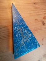 Prachtige lapis lazuli driehoek piramide 11,5 cm 135 gram, Ophalen of Verzenden