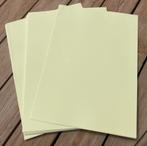 KNUTSELPAPIER A4 ZACHT GEEL 120 GRAM 100 vel, -, -, Nieuw, Ophalen of Verzenden