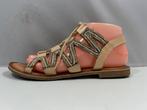 Bata, maat 39 leren sandalen met glinsterende steentjes, Verzenden, Sandalen of Muiltjes, Bata, Gedragen