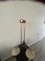 Antieke Art Deco Lamp met Boeddha, Ophalen of Verzenden, Gebruikt, Glas, Minder dan 100 cm