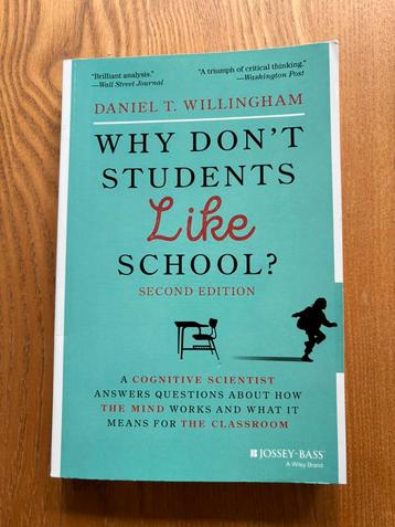 Why don’t students like school van Daniel T. Willingham beschikbaar voor biedingen