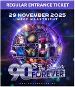 2 Tickets 90's Forever Indoor 2025, Tickets en Kaartjes, Twee personen