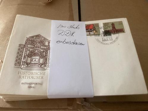 100stuks fdc/brieven DDR onbeschreven voor een goed bod moge, Postzegels en Munten, Postzegels | Volle albums en Verzamelingen