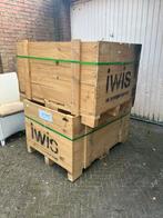 2x houten krat LxBxH - 110x80x60, Doe-het-zelf en Verbouw, Kratten en Dozen, Ophalen, 60 cm of meer, Zo goed als nieuw, 50 cm of meer