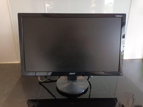 monitor ACER 18,5 inch, P196HQV, Computers en Software, Monitoren, Gebruikt, DVI, VGA, Ophalen of Verzenden