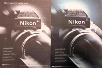 11 vintage advertenties reclames Nikon camera 67-83 foto beschikbaar voor biedingen