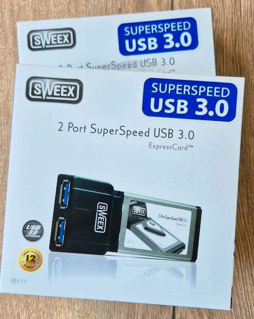 USB3 Superspeed ExpressCards, Computers en Software, Overige Computers en Software, Zo goed als nieuw, Ophalen of Verzenden