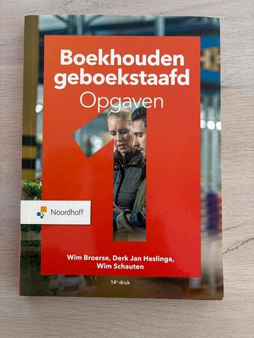 Boekhouden geboekstaafd - Opgaven, 14e druk beschikbaar voor biedingen