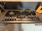 AEG gas op glas kookplaat HG995520NB, Ophalen of Verzenden, Zo goed als nieuw, Inbouw, Gas