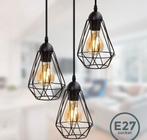 Prachtige plafondlamp met diamantenvorm inclosief lichten, Ophalen of Verzenden, Zo goed als nieuw, Minder dan 50 cm