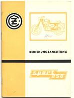 CZ 250 Sport handleiding Bedienungsanleitung (1795z), Motoren, Ophalen of Verzenden, Overige merken