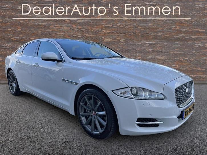 Jaguar XJ 3.0 V6 341 PK SC AWD LEDER SCHUIFDAK LMV NAVIGATIE, Auto's, Jaguar, Bedrijf, Te koop, XJ, 4x4, ABS, Achteruitrijcamera