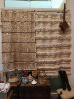 Marokkaanse bruidsdeken/Handira of poef en theeset, Gebruikt, 100 tot 150 cm, Bohemian, Ophalen of Verzenden