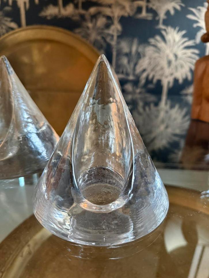Kegelvormige kandelaars set Klaus Breit, Huis en Inrichting, Woonaccessoires | Kandelaars en Kaarsen, Zo goed als nieuw, Kandelaar