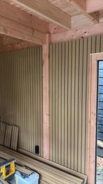 46 composiet delen (newtechwood), Doe-het-zelf en Verbouw, Hout en Planken, Ophalen, 25 tot 50 mm, Zo goed als nieuw, Plank